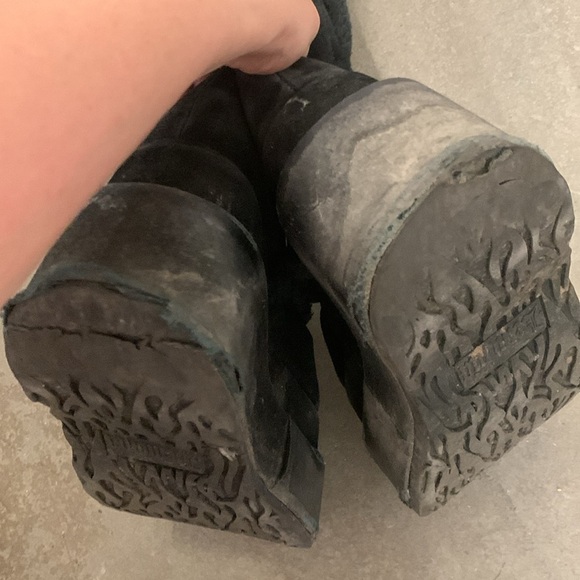 Demonia bear 202 Black Platform boots goth - Picture 5 of 9